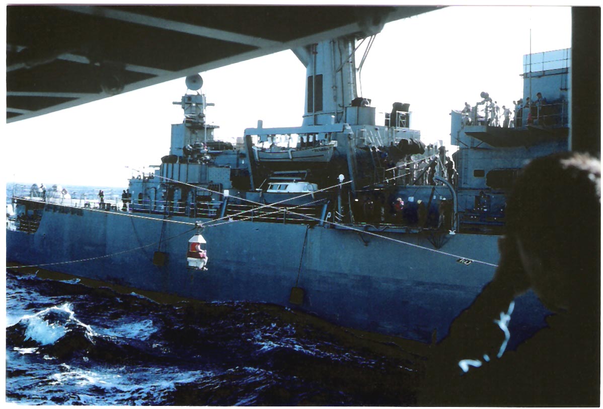 Transfer at sea picture